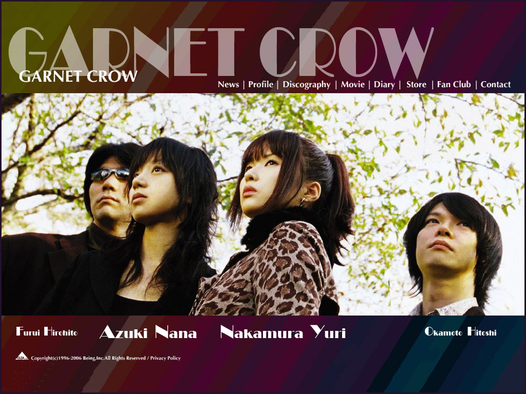 2002年,为 名侦探柯南>献唱片尾曲而窜红的人气创作乐队garnet crow